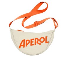 Aperol Spritz Likör Bauchtasche Hüfttasche Beige Orangenes Band Fanny Bag