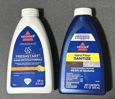 Bissell FRESHSTART Clean Out Cycle Formula + Hard Floor Sanitizer for Crosswave