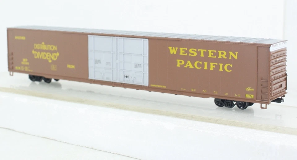 HO Athearn 1984 Western Pacific 86’ Hi Cube Box Car 4 Door WP 86098 - Image 3 of 4