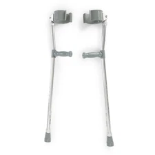Mckesson Steel Adult Forearm Crutches 5' to 6' 2" User Ht. 146-10403 6 pair per