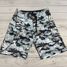 Salt Life Board Shorts Mens 28 Camo Swim Aqua Trunks SLX QD Vapor Anti Rash