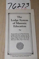 Mollenhauer, C. C. Lodge System of Masonic Education