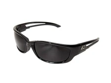 Edge Eyewear Kazbek XL Safety Glasses Black XL Frame Smoke Lens SK-XL116