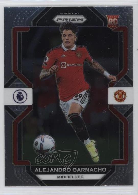 2022-23 Panini Prizm Premier League Alejandro Garnacho #90 0a7