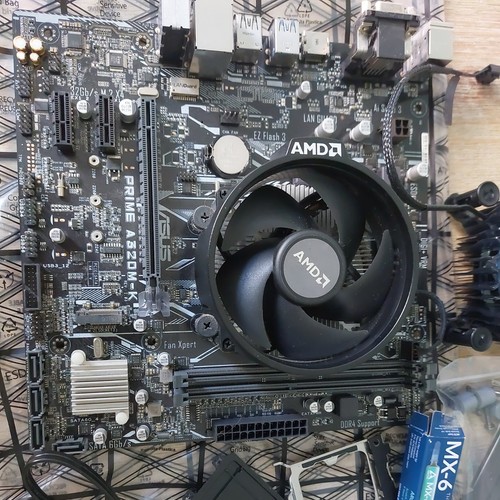 ASUS Prime A320M-K AM4 DDR4 Motherboard - Afbeelding 2 van 6