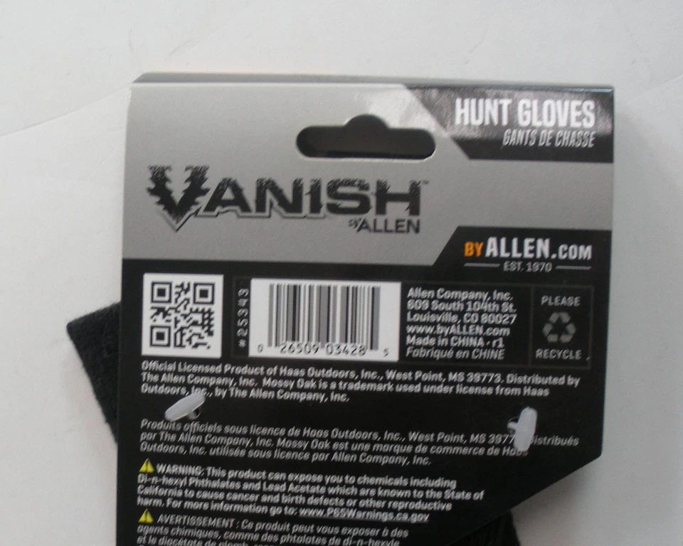 Allen 25343 Jersey Gloves Mossy Oak Breakup Country Camo Extra Long Cuff - Image 4 of 4