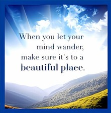 When You Let Your Mind Wander Make Sure It's a Beautiful  -MAGNET