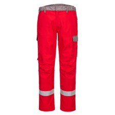 Image of Portwest bizflame ultra two-tone flame retardant trousers durable Comfort Pants