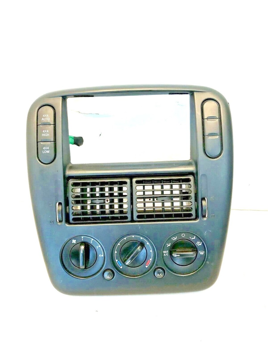 2002-2003 Ford Explorer Dash Bezel w/AC Heater Control Fan Switch