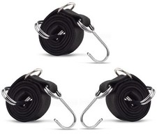 3 X Vélo Clé Bagages Sangle, 0,5m Porte-Bagage Porte-Vélos Extenseur Set