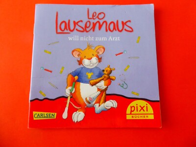 Pixi **LEO LESEMAUS will nicht zum Arzt*Kita, 3,4,5,6 Jahre Mini Bilderbuch