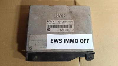 BMW E36 316i 318i Z3 1.8 M43 ENGINE ECU DME CONTROL UNIT 0261203447 NON EWS IMMO - Image 1 of 2