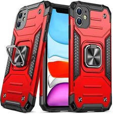 Case For iPhone 12 13 14 15 16 Pro Max 11 Shockproof Rugged 360 Ring Stand Cover