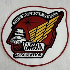 Vintage GWRRA Gold Wing Road Riders Association Patch Large 9-1/4 Motorcycle