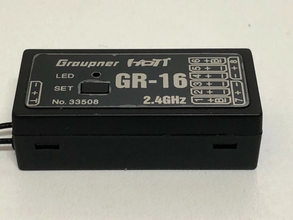 GR16 8 Kanal Graupner Empfänger 33508 OVP Neu  - Bild 4 von 4