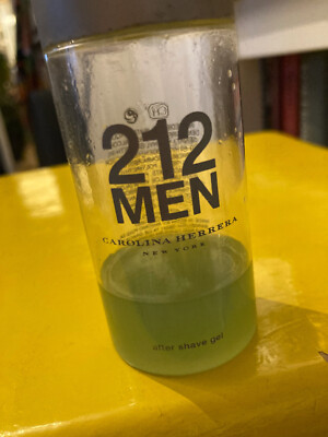 Vintage Carolina Herrera 212 Men Afte Shave Gel- DISCONTINUED