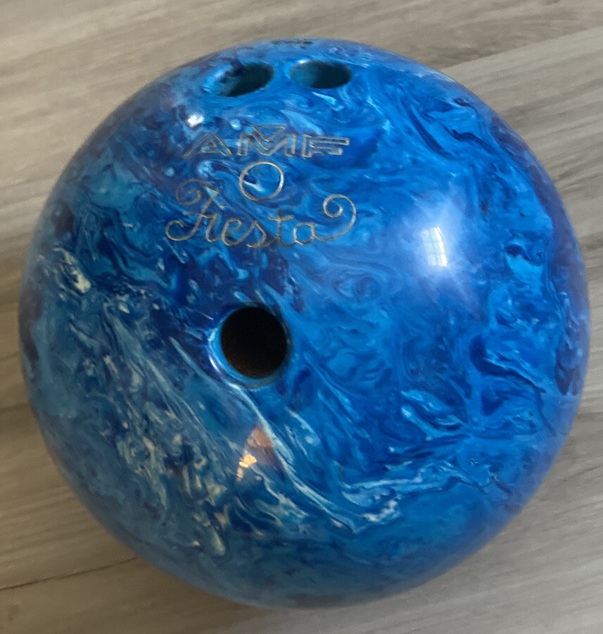 AMF Voit American Bowling Ball Drilled 11 lbs. 9 oz. Blue Metallic