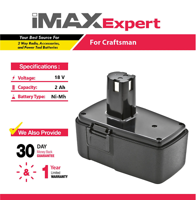 #ad #ad 18V 2Ah NiMh Battery for Craftsman 11098 11103 223310 9 11103 9111098 $42.57