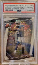 2023 PANINI NSCC VIP GOLD PACKS ANTHONY RICHARDSON ROOKIE WHITE SPARKLE PSA 10