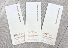 SU:M37 Time Energy Bright Luminous Cream 1ml x 100pcs (100ml) Whitening SUM37