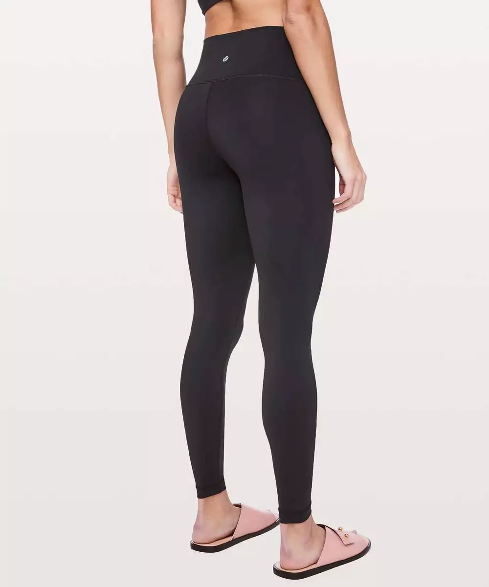 GUC Black Lululemon Wunder Under Low Rise Legging, 28” inseam ~ size 8