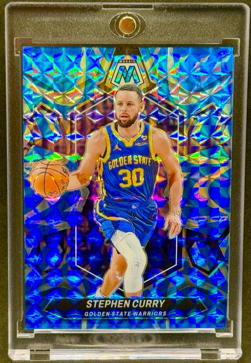 Stephen Curry RARE BLUE REFRACTOR INVESTMENT CARD SSP PANINI