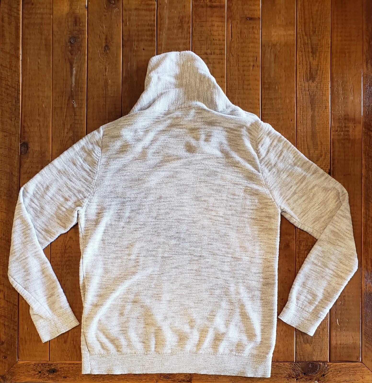 OFF WHITE Express Felpa con Cappuccio Uomo Pullover Felpa Grigio Erica Bianco sporco XL XLarge