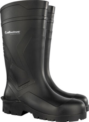 ALBATROS PROTECTOR PLUS Sicherheitsgummistiefe S5 SRC schwarz Gr. 45 (590250)