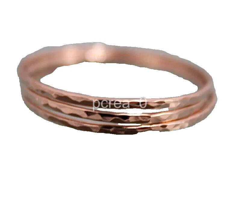 Banda De Cobre Anillos de moda de familia y amigos