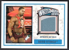 WWE 2012 (Topps) WHITE BORDER AUTHENTIC WRESTLING MAT RELIC Card: DAVID OTUNGA