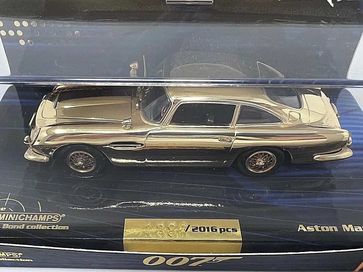 1/43 Minichamps 007 Bond Collection Aston Martin DB5 Gold Plated