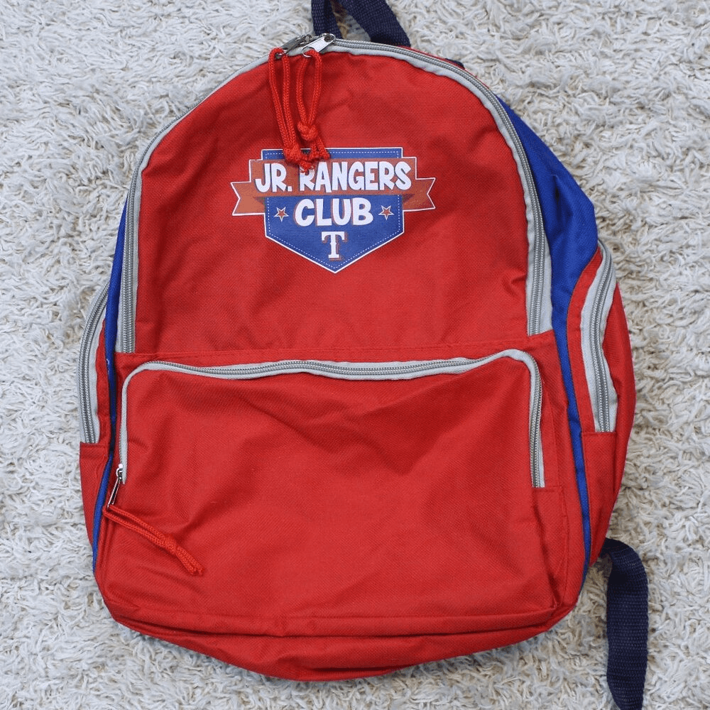 MLB Texas Ranger Jr Rangers Club Backpack Promotional Item