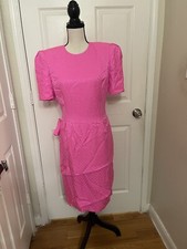 CAROLINA HERRERA SILK PINK DRESS