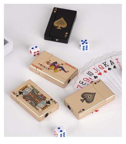 ✅Free Name engrave ✅Lighter ✅Gas lighter playing cards + light✅Gas lighter ✅ #18 - Picture 60 of 100