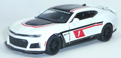 2017 Chevrolet Camaro ZL1 weiß Sammlermodell ca. 12,7cm / 1:38 Neuware KINSMART