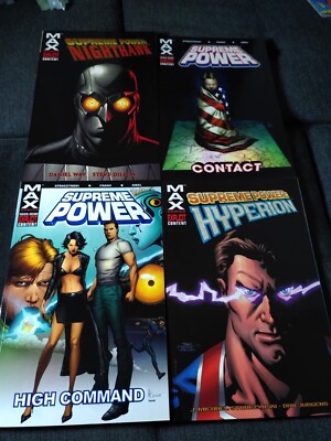4 MARVEL US TP SUPREME POWER HYPERION NIGHTHAWK HIGH COMMAND CONTACT