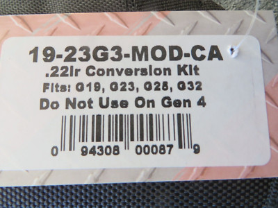 Advantage Arms Optics Ready  4 x 10 Mags Conversion Kit, 19-23G3-MOD-CA, 22 LR,