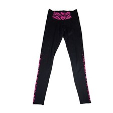 Pink by Victorias Secret Yoga Pants Womens XS  26x29 Black Pocket Leggings