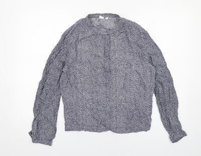 Gap Damen Bluse blau Viskosemischung Größe S