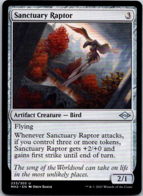 Magic the Gathering Sanctuary Raptor Modern Horizons 2 MTG Free ...