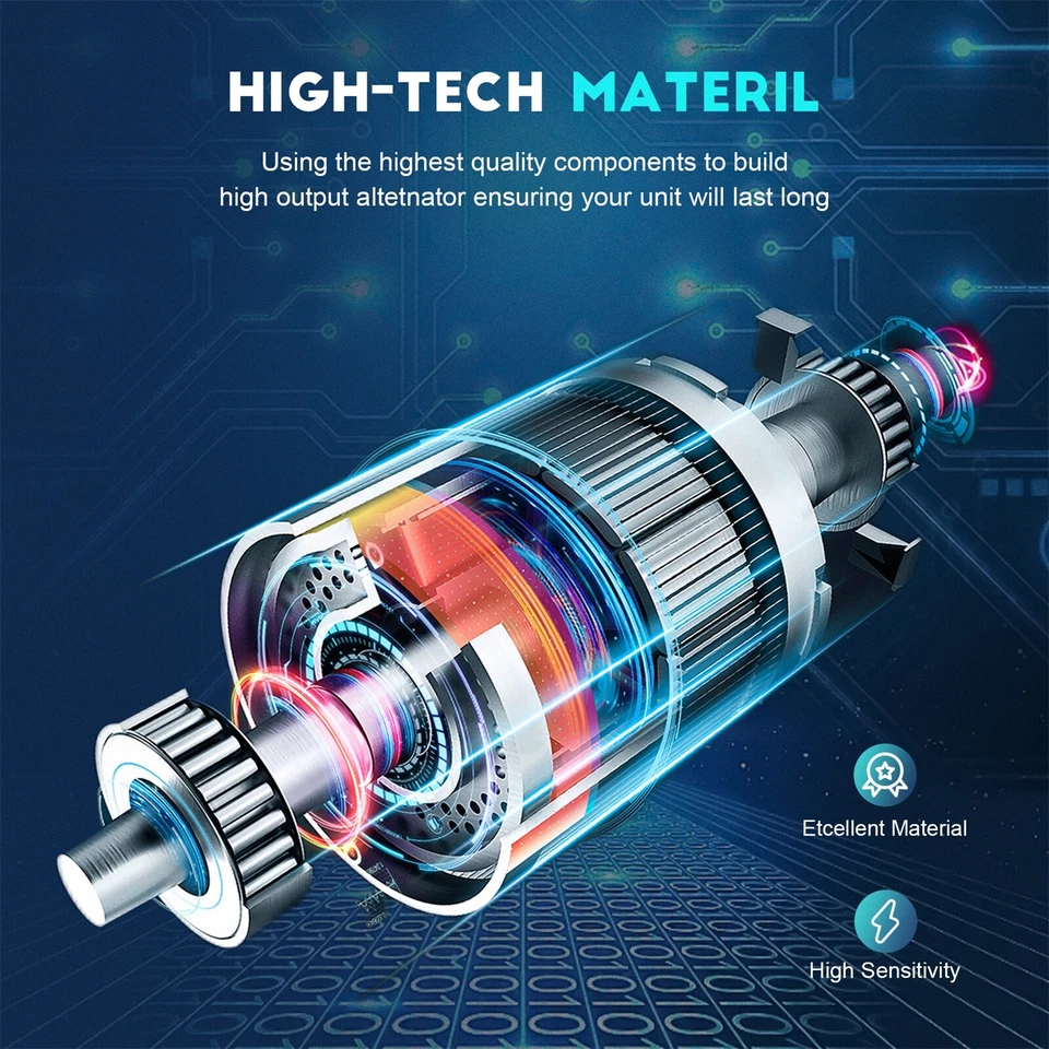 Alternador para Chrysler Town & Country Dodge Grand Caravan 3.3 3.8L 01-07 13871 Foto 3 de 4