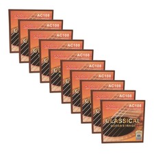 10 Sets Alice AC108-N Classical Guitar Strings Nylon Silver-Plated Copper Alloy