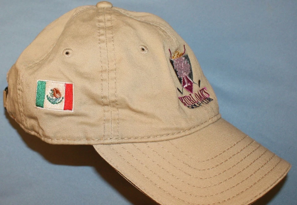 BURL OAKS GOLF CLUB Gorra Estilo Béisbol MINNETRISTA MN MÉXICO BANDERAS DE ESTADOS UNIDOS Foto 3 de 4