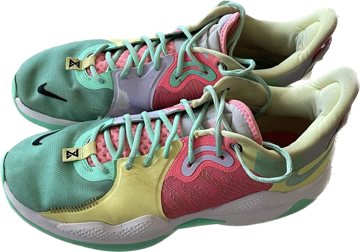 Nike Paul George PG 5 Daughters Green Glow Basketball CW3143 301 Men s US 13