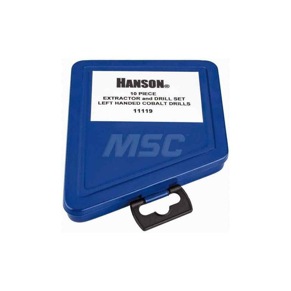 Irwin 10 Piece Spiral Screw Extractor & Drill Bit Set in Metal Index