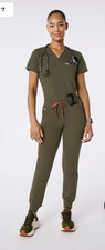 FIGS SPRUCE M Zamora pant S Casma top Scrub Set Medical woman technical dr nurse