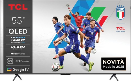 TCL Smart TV 55 Pollici 4K Display QLED Google TV Classe F Nero 55P89K prezzo ebay