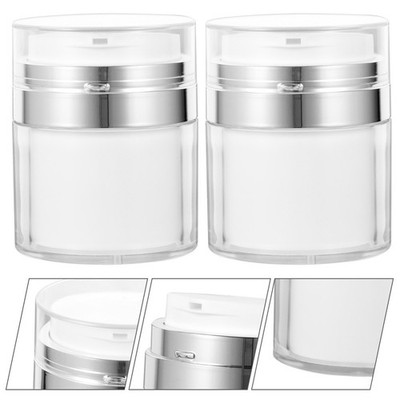 2 Pcs Reisetiegel Für Cremes Reisecremetiegel Mini-Make-up-Behälter