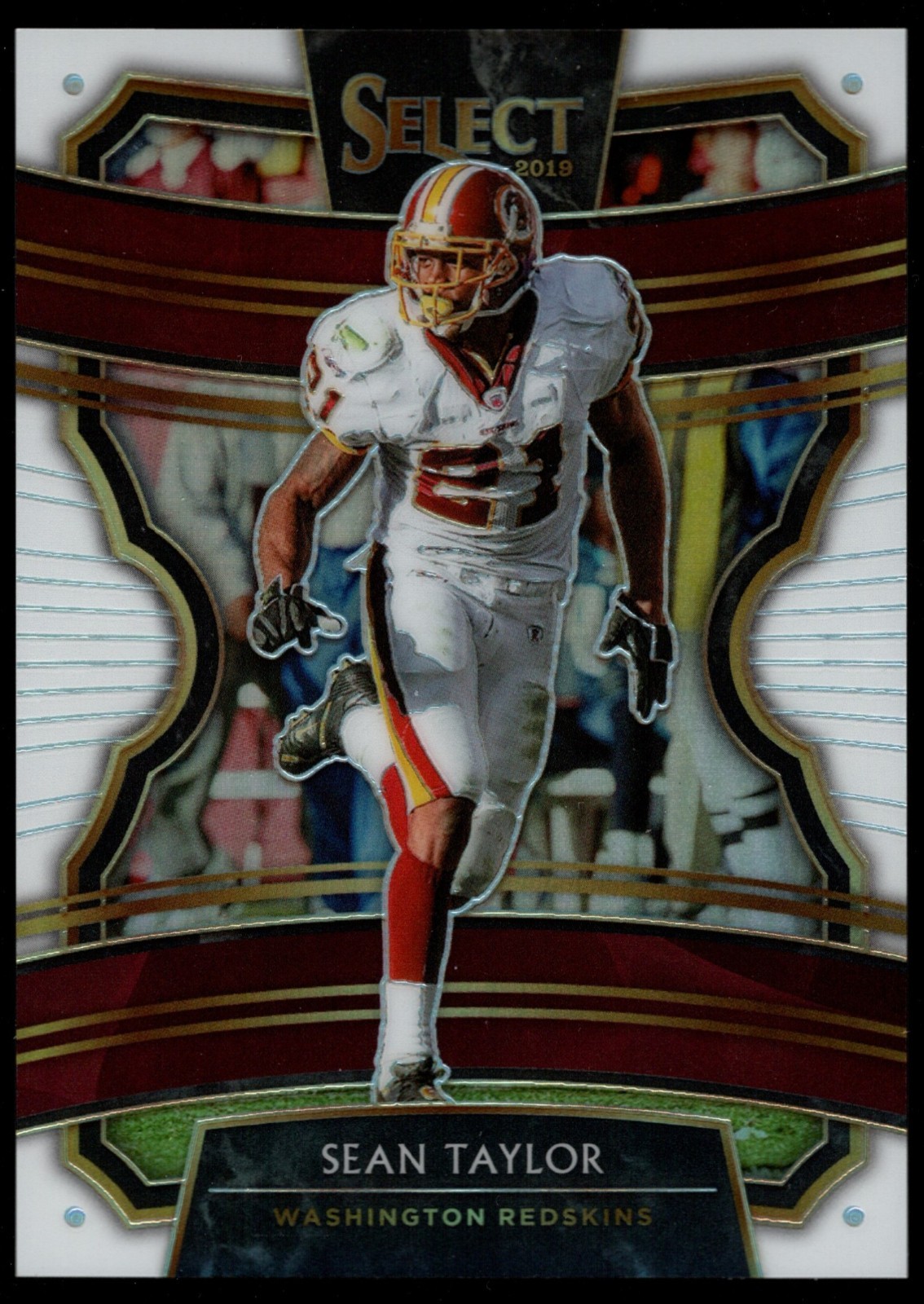 2019 Panini Select - Concourse Sean Taylor #96 White Prizm /35