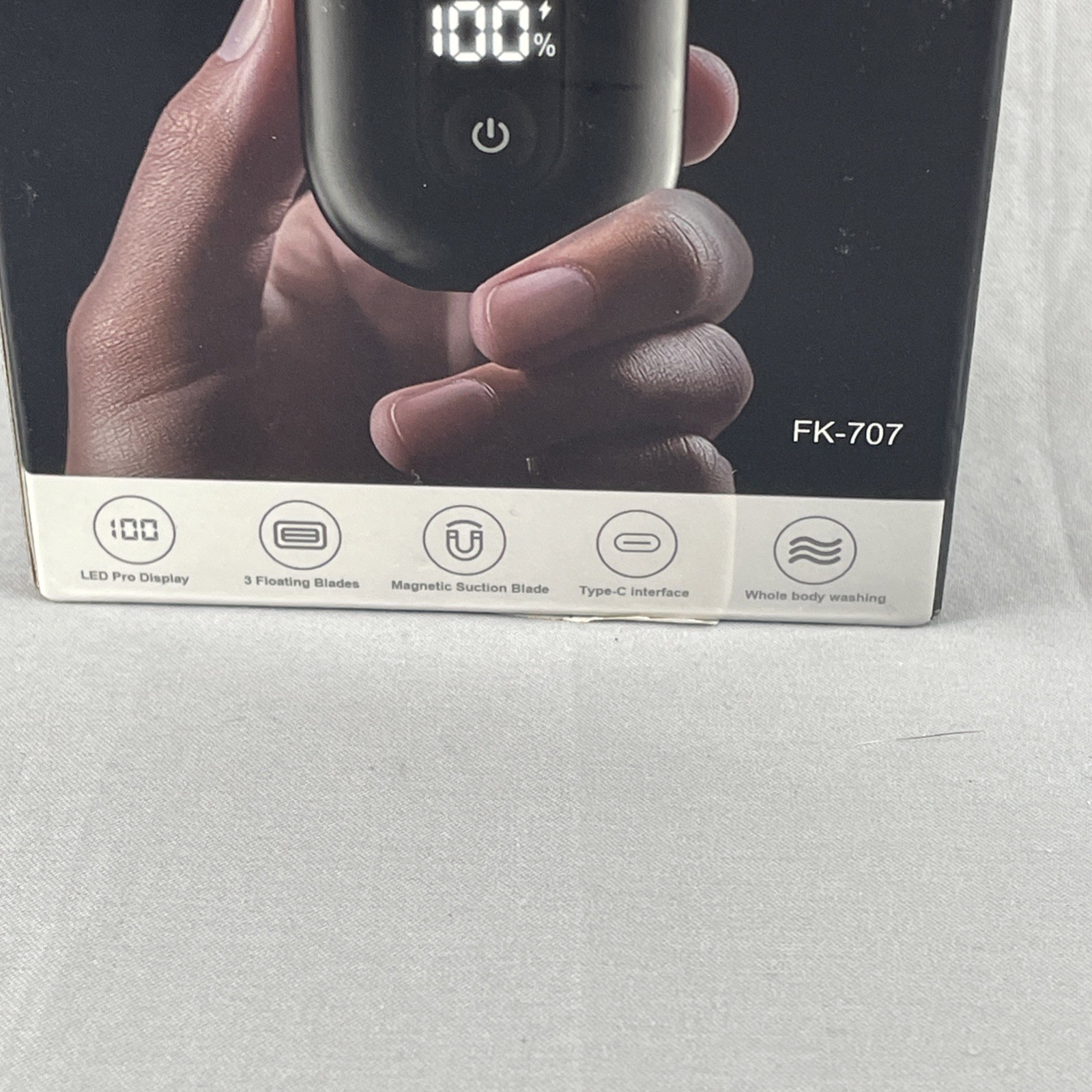 Fangaci Electric Mini Shaver FK-707 Wet/Dry WaterProof LED & USB Charging